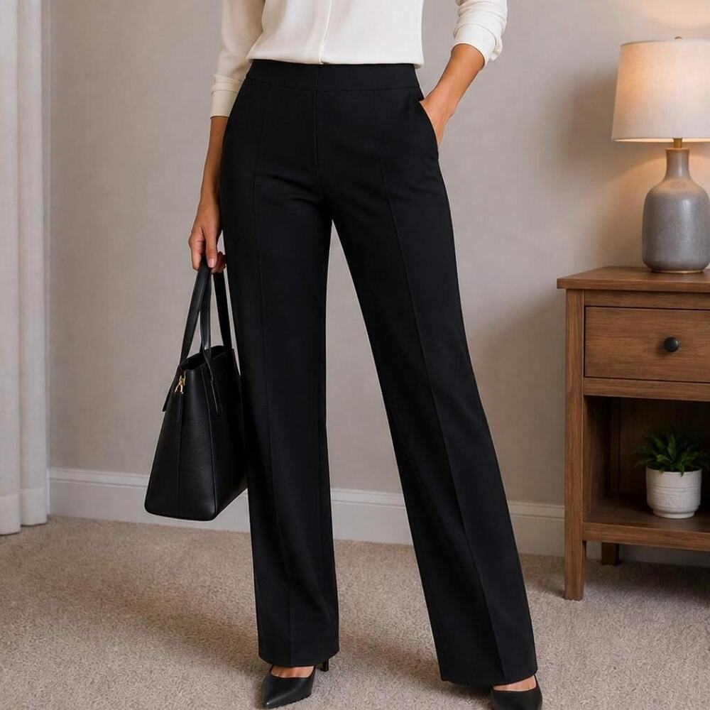 Loft black straight leg pants